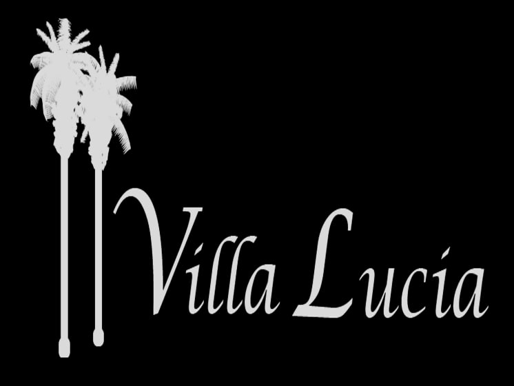 Villa Lucia Logo with palm trees